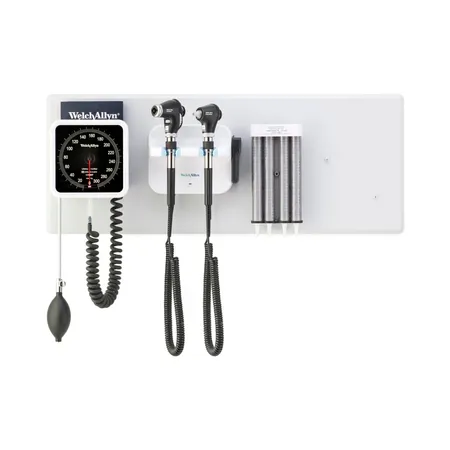 Wall System GS 777 Ophthalmoscope, Otoscope, BP Aneroid, Ear Specula Dispenser