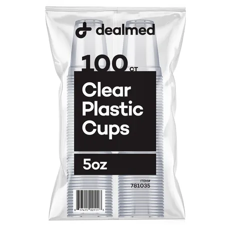 Cup Plastic 5 oz Clear, 100/Pk