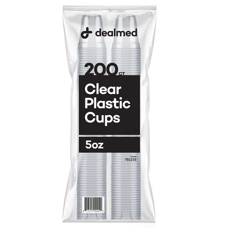 Cup Plastic 5 oz Clear, 200/Pk