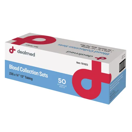 Blood Collection Set 23G x ¾" 12" Tubing, 50/Bx