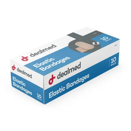 Elastic Bandage Clip Closure N/S 2" x 4.5 yds, 10/Box
