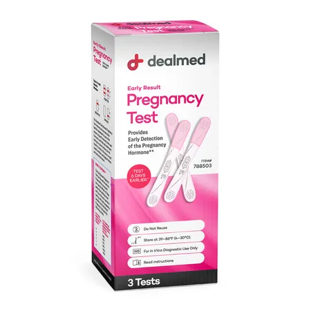 Pregnancy hCG Test Midstream, 3/Bx