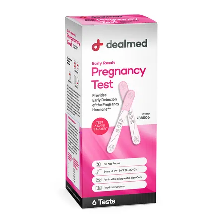 Pregnancy hCG Test Midstream, 6/Bx