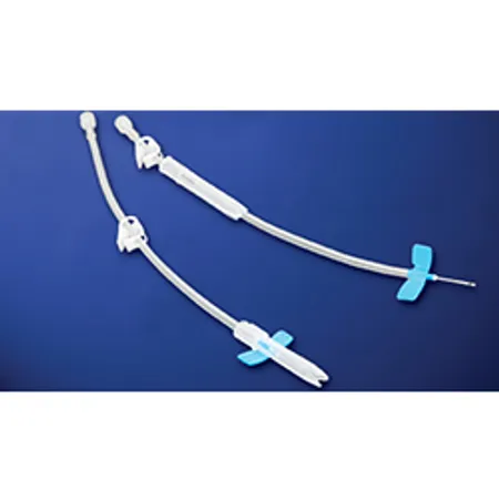 Tulip Fistula Needle, Safety, 15g x 1", Fixed Hub, 12″ Tubing, 300/Cs