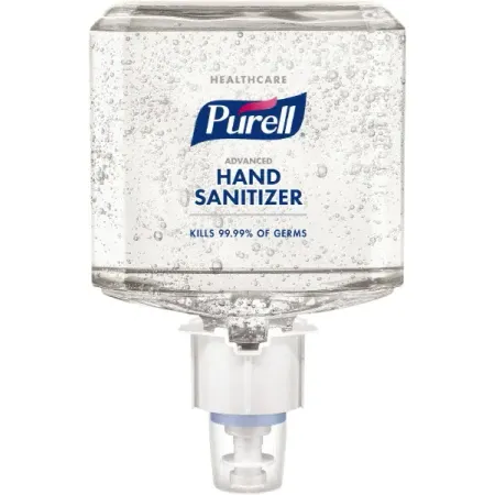 Hand Sanitizer Gel, Purell, 1200 ml, Ethyl Alcohol, Clear, Refill, 2/Cs