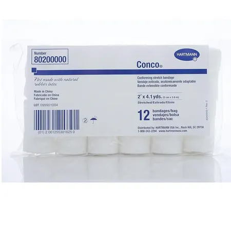 Conforming Stretch Bandage Conco N/S LF 2" x 4.1 yds, 12/Bg