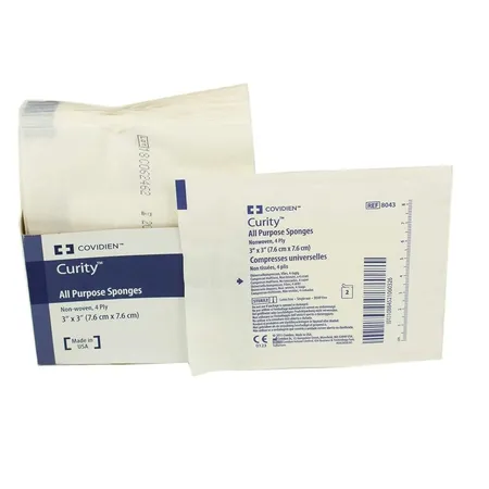 Sponge All Purpose Sterile 3" x 3" 2's, 25/Pk