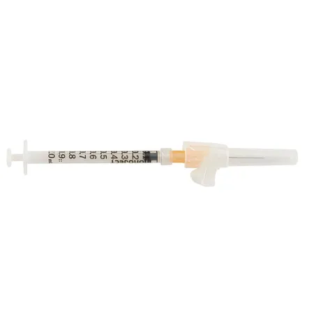 Syringe Safety 1 mL 25G x 1", 50/Bx