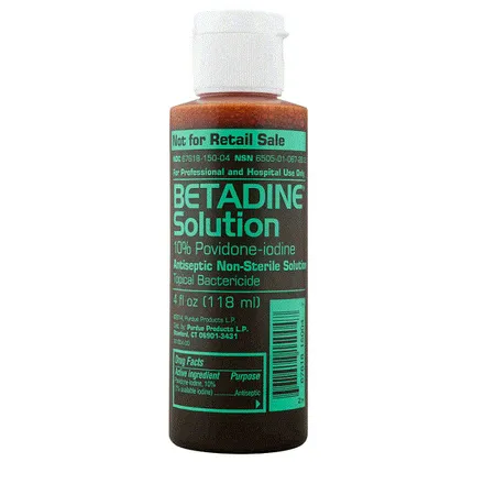 Betadine Solution 4 oz, Ea