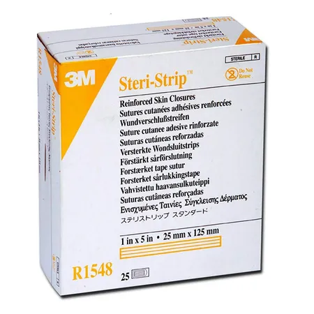 Skin Closure Stri-Strip Reinforced 1" x 5" 4/Envelope, 25/Bx