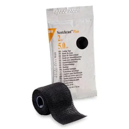 Casting Tape 2" x 4 yds Black, 10/Bx