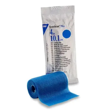 Casting Tape 4" x 4 yds Blue, 10/Bx