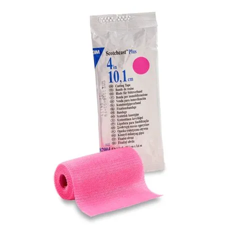 Casting Tape 4" x 4 yds Bright Pink, 10/Bx