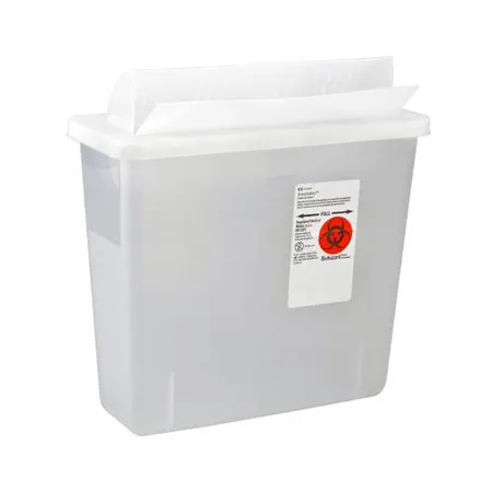 Sharps Container 3 Gal Always Open Clear, Ea