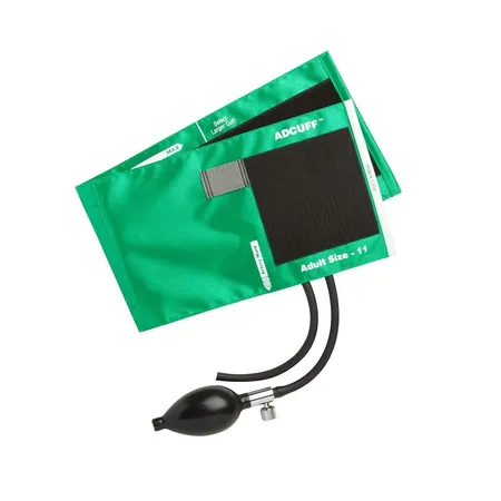 Blood Pressure Cuff Adcuff 865 Adult 23 - 40 cm Green, Ea