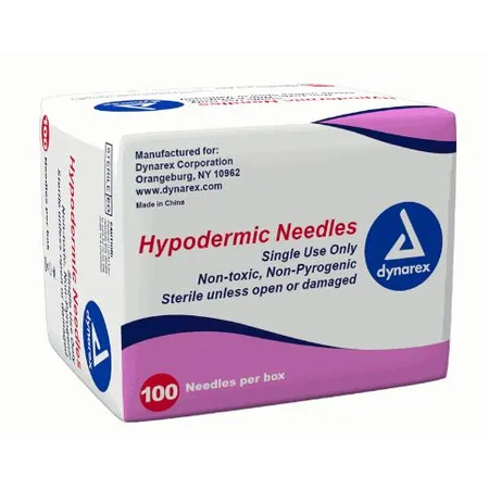 Hypodermic Needle 18G x 1", 100/Bx