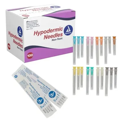 Hypodermic Needle 18G x 1½", 100/Box