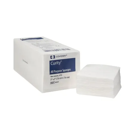 Gauze Sponge All-Purpose Curity Non-Woven N/S 3" x 3" 4-Ply, 200/Bg