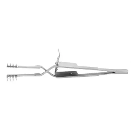 Cross Action Retractor 4" Sharp Prongs, Ea