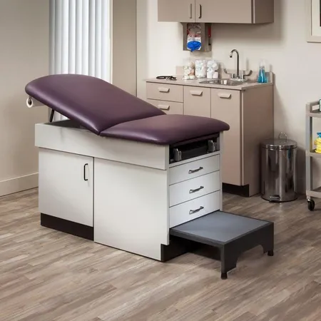 Family Practice Table with Step Stool