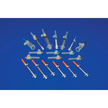 Hypodermic Needle 21G x 1" Safety, 50/Bx