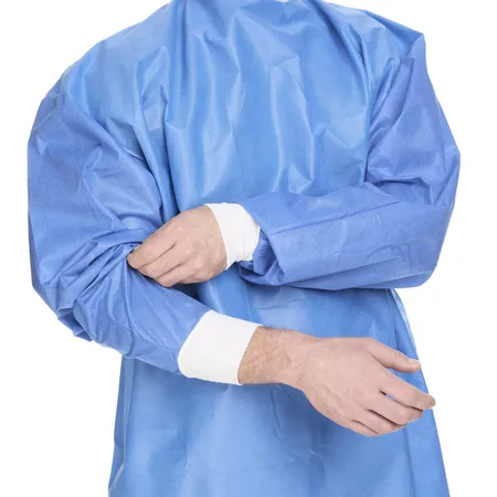 Gown Surgical Sterile Level 3 SMS X-Large Blue, 20/Cs