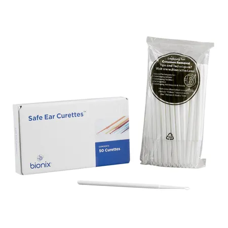 Ear Curette InfantScoop Safe 2 mm Blue, 50/Bx