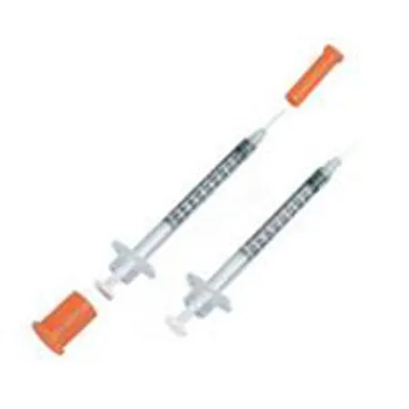 Insulin Syringe 1/2 mL 28G x 1/2", 100/Bx