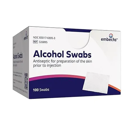 thumbnail image 2 of Medline Alcohol Prep Pads - Pack Of 200 Sterile Swabs For First Aid & Hygiene 2 of 5