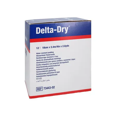 Cast Padding Delta-Dry Water Resistant 4" x 2.6 yds, 12/Bx