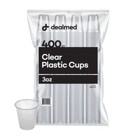 Cup Plastic 3 oz Clear, 400/Pk