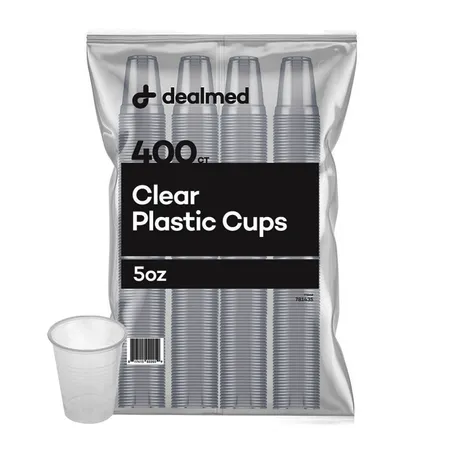 Cup Plastic 5 oz Clear, 400/Pk - 5 oz | Dealmed Medical Supplies