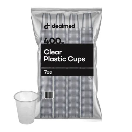 Cup Plastic 7 oz Clear, 400/Pk