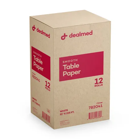 Table Paper Smooth 21" x 225' White, 12/Case