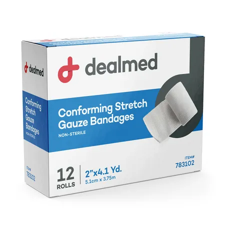 Conforming Stretch Gauze Bandage N/S 2" x 4.1 yds, 12/Box