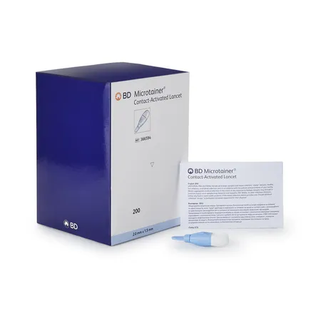 Lancet High Flow 1.5 x 2 mm Blue, 200/Bx