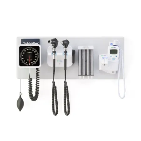 Wall System GS 777 Ophthalmoscope, Otoscope, BP Aneroid, Ear Specula Dispenser, Thermometer