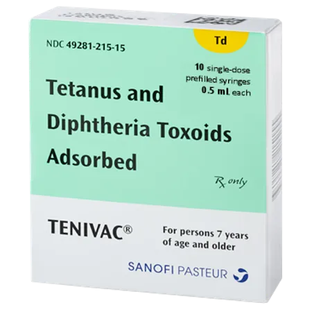 Tenivac Vaccine 0.5 mL PFS, 10/Box | Dealmed Medical Supplies