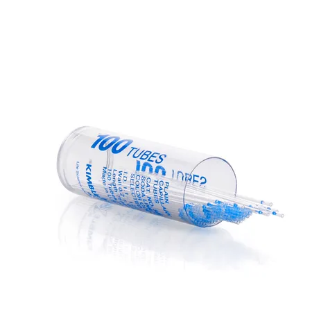 Capillary Tube Micro-Hematocrit Plastic 1.1 m x 75 mm Blue, 100/Pk