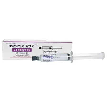 Regadenoson Injection 0.4mg Prefilled Syringe 5mL Ea | Dealmed Medical ...