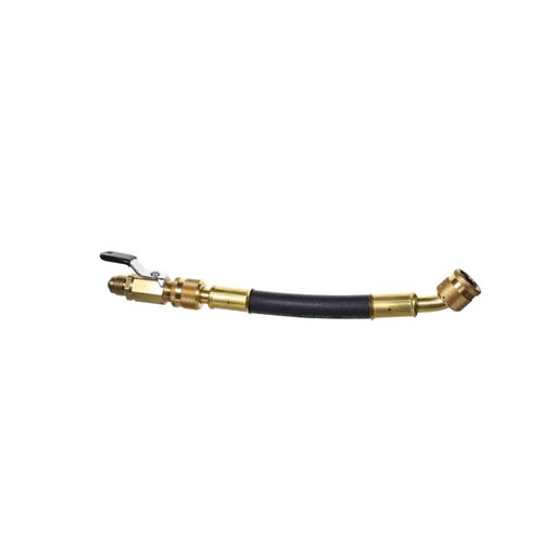 Ball Valve Adapter, 3/8in, Blk