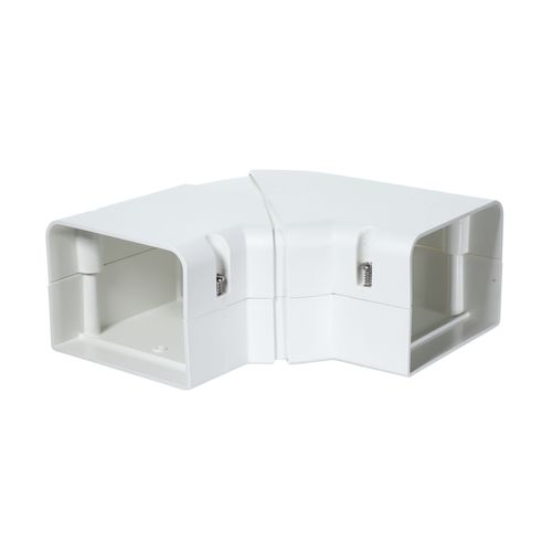 SPDCHN, 4in Adj Flat Bend Wht