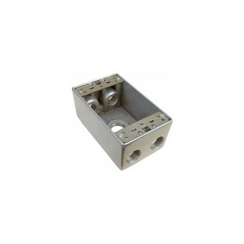 WP Box 5-3/4in Holes Gray