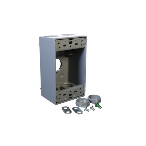 WP Box 5-3/4in Holes Gray