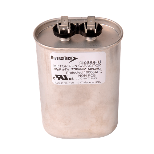 Mtr Run Cap Oval,30uF,370/440