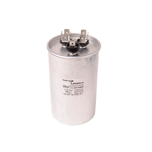 Mtr. Run Cap,Round,50+5uf 440v