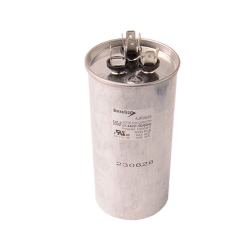 Mtr. Run Cap,Round,55+5uf 440v
