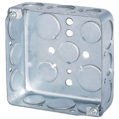 4x4 in. Drawn Metal Box