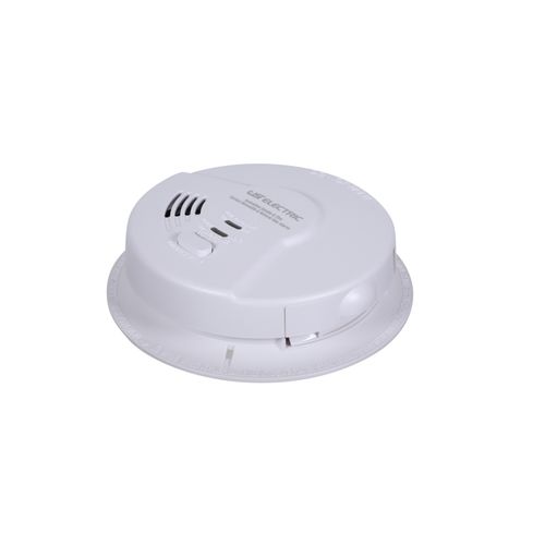 Hardwired, 4-In-1 Smoke, Fire, Carbon Monoxide & Natural Gas Detector, Battery Backup, Microprocessor Intelligence