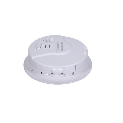 Hardwired, 4-In-1 Smoke, Fire, Carbon Monoxide & Natural Gas Detector, Battery Backup, Microprocessor Intelligence